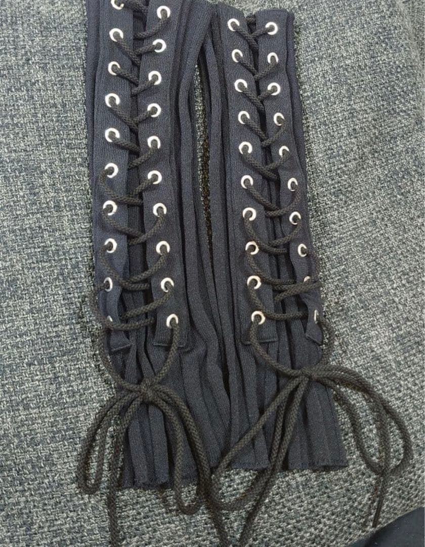 LIMI Feu 2way レースアップ レッグウォーマー アームウォーマー