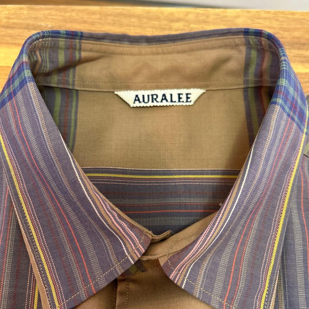 AURALEE チェックシャツ