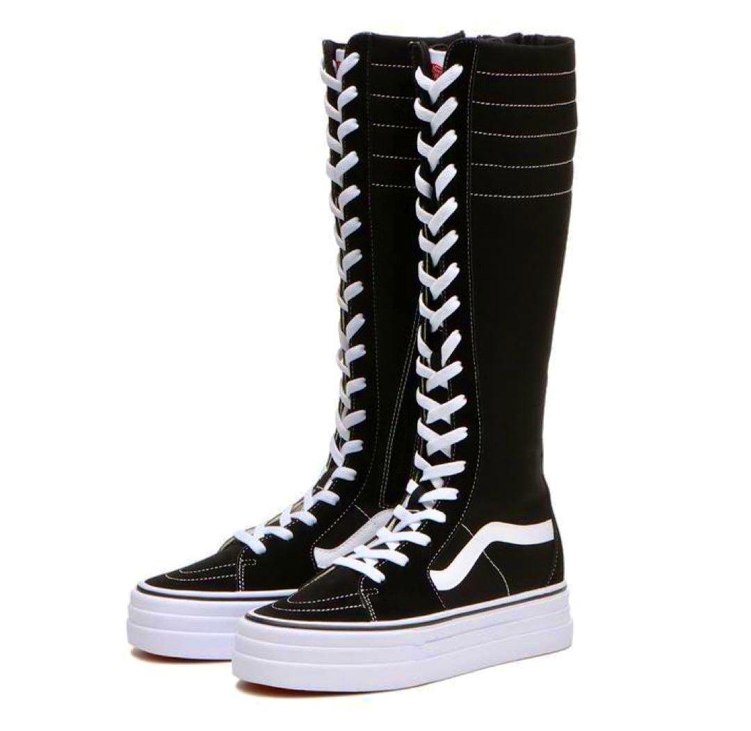 【hysmiki413】セール！希少Vans ブラック ロングブーツ