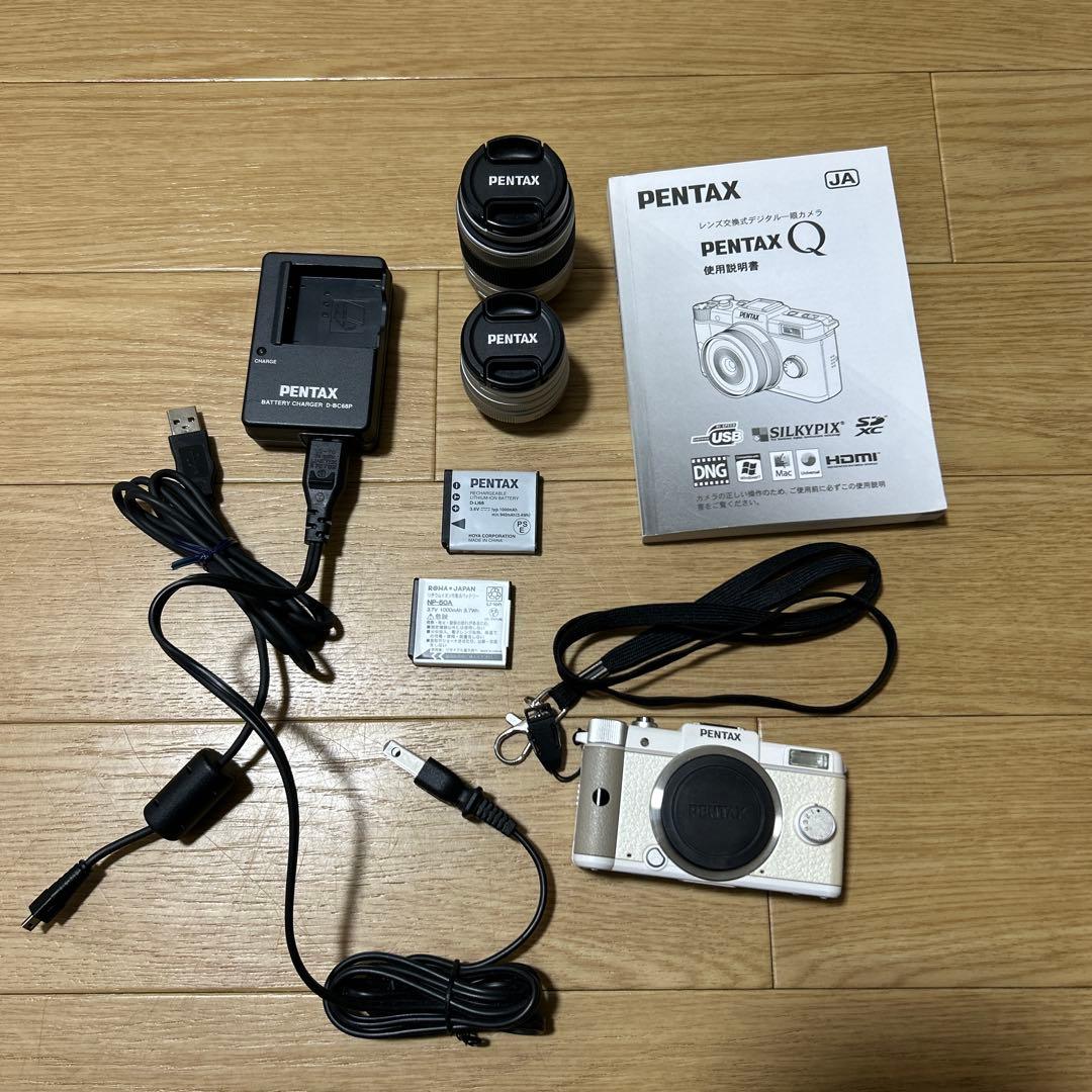 ◆ジャンク品◆PENTAX Q デジタル一眼レフ ホワイト