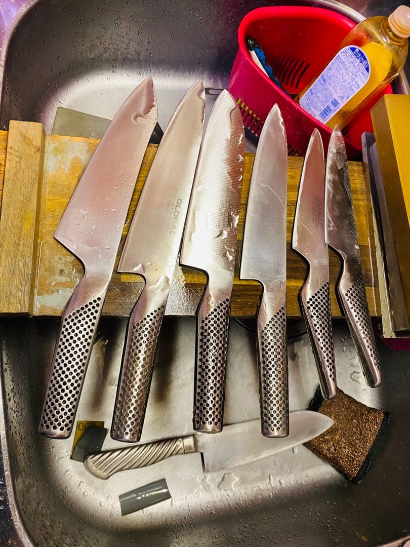 GLOBAL包丁セット 6本