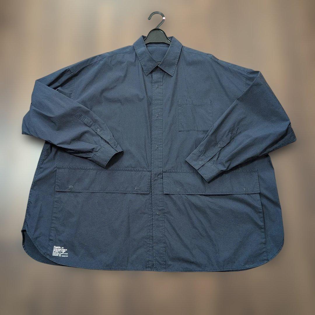 Fresh Service カーゴポケットレギュラーカラーユーティリティシャツ