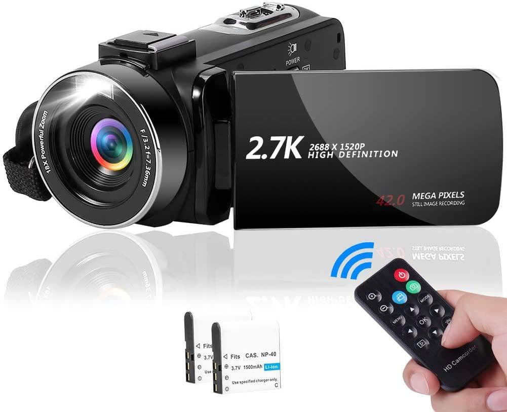 ビデオカメラ4KYouTubeカメラvlogカメラUltraHD