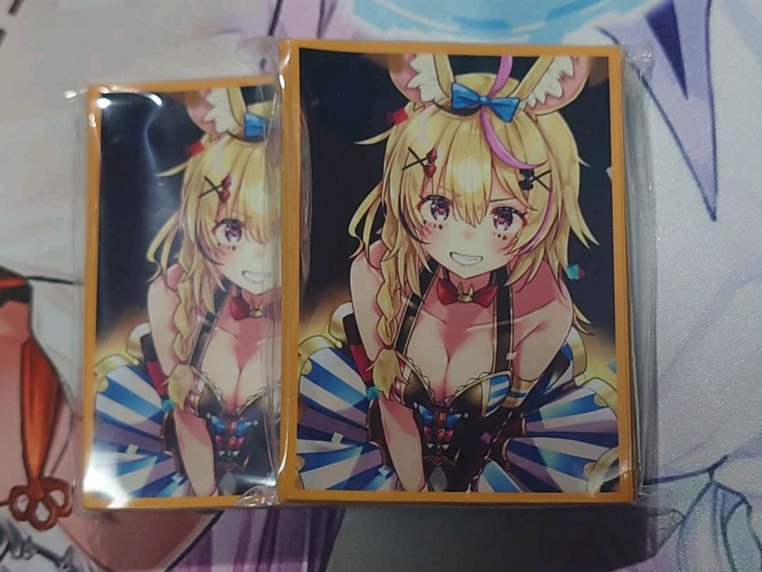 『希少』ホロライブ　尾丸ポルカ　サンパン　スリーブ　2個セット
