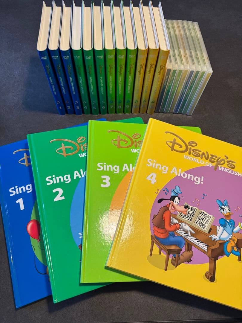 2014年購入　ディズニー英語システム　シングアロングセット（使用感あり）