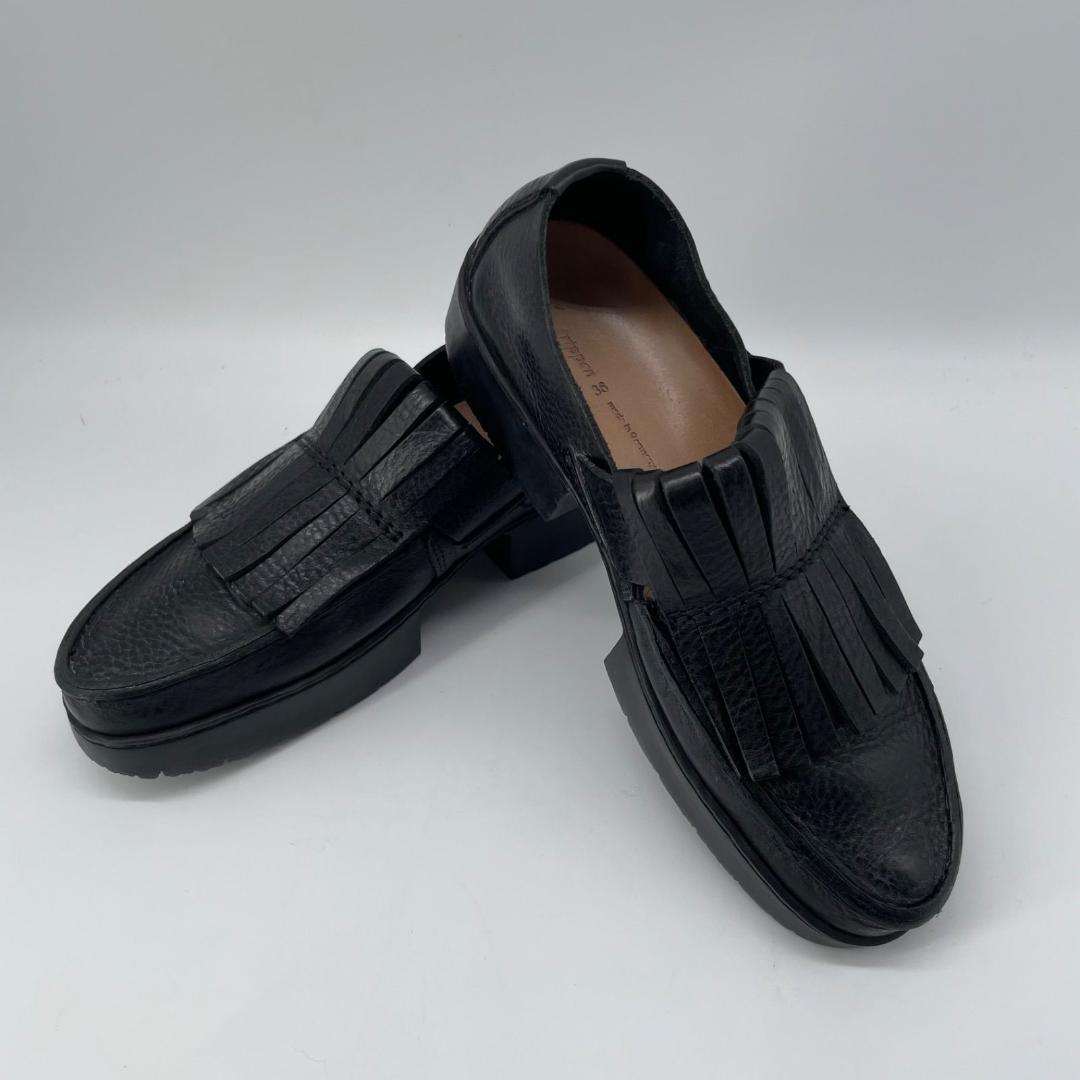 良品✨トリッペン フリンジローファー 黒 ブラック 36