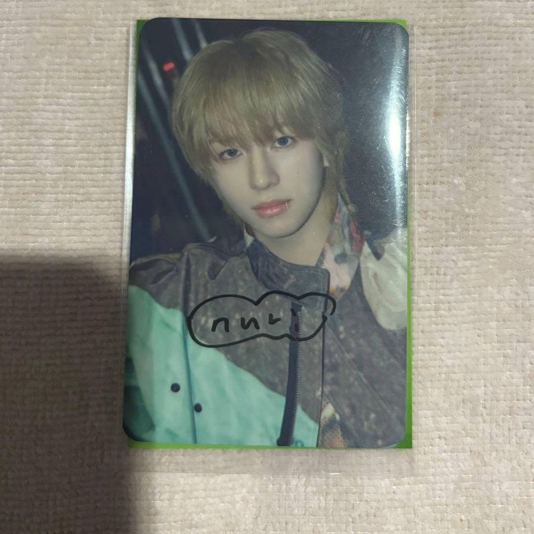 idntt トレカ ラキドロ サイン object ヌリ　QR未使用　ファンミ