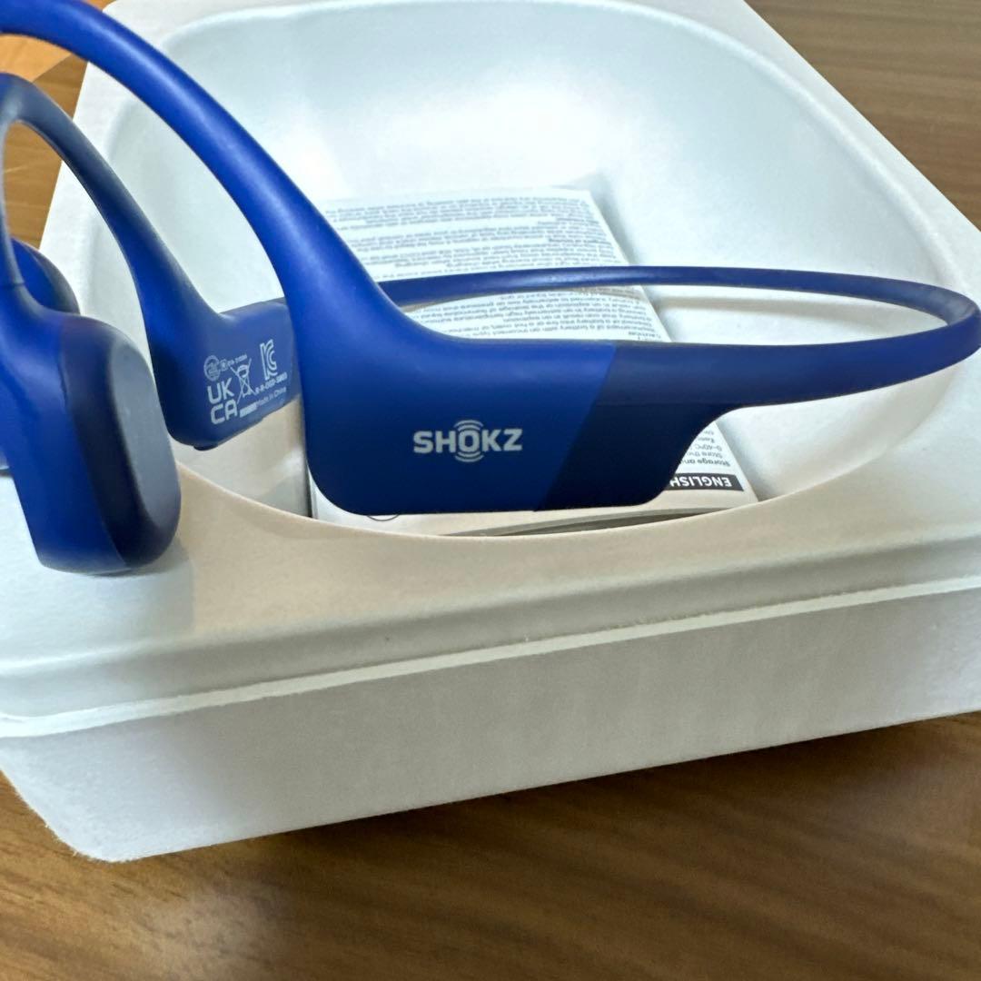 SHOKZ 骨伝導イヤホン ブルー