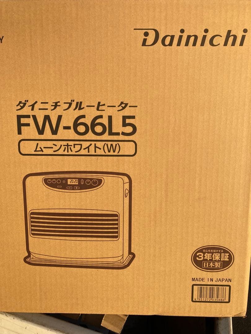 Dainichi FW-66L5 石油ファンヒーター ムーンホワイト