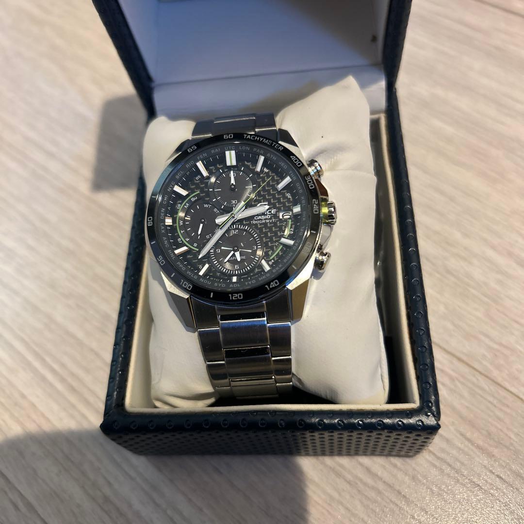 m*n様 EDIFICE クロノグラフ ブラック