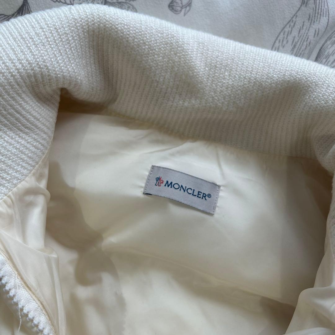 モンクレール ニットダウンカーディガン　ホワイト