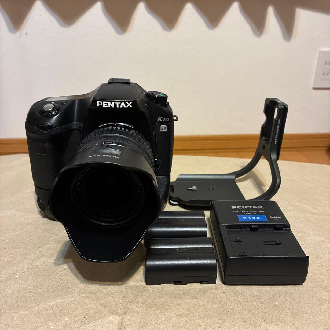 PENTAX K10D レンズ バッテリーグリップ付き