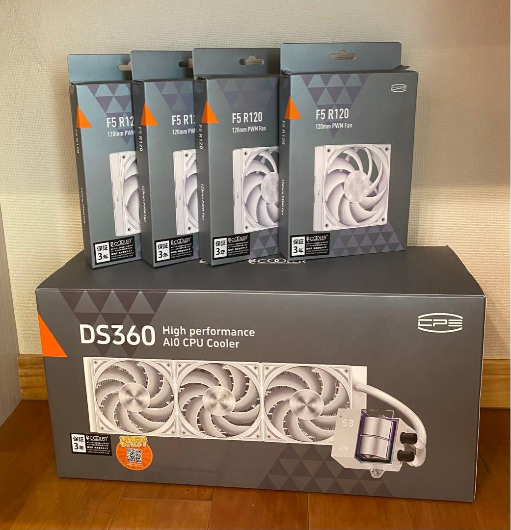 【中古美品】CPS DS360-WH [WHITE] + F5 R120×4個