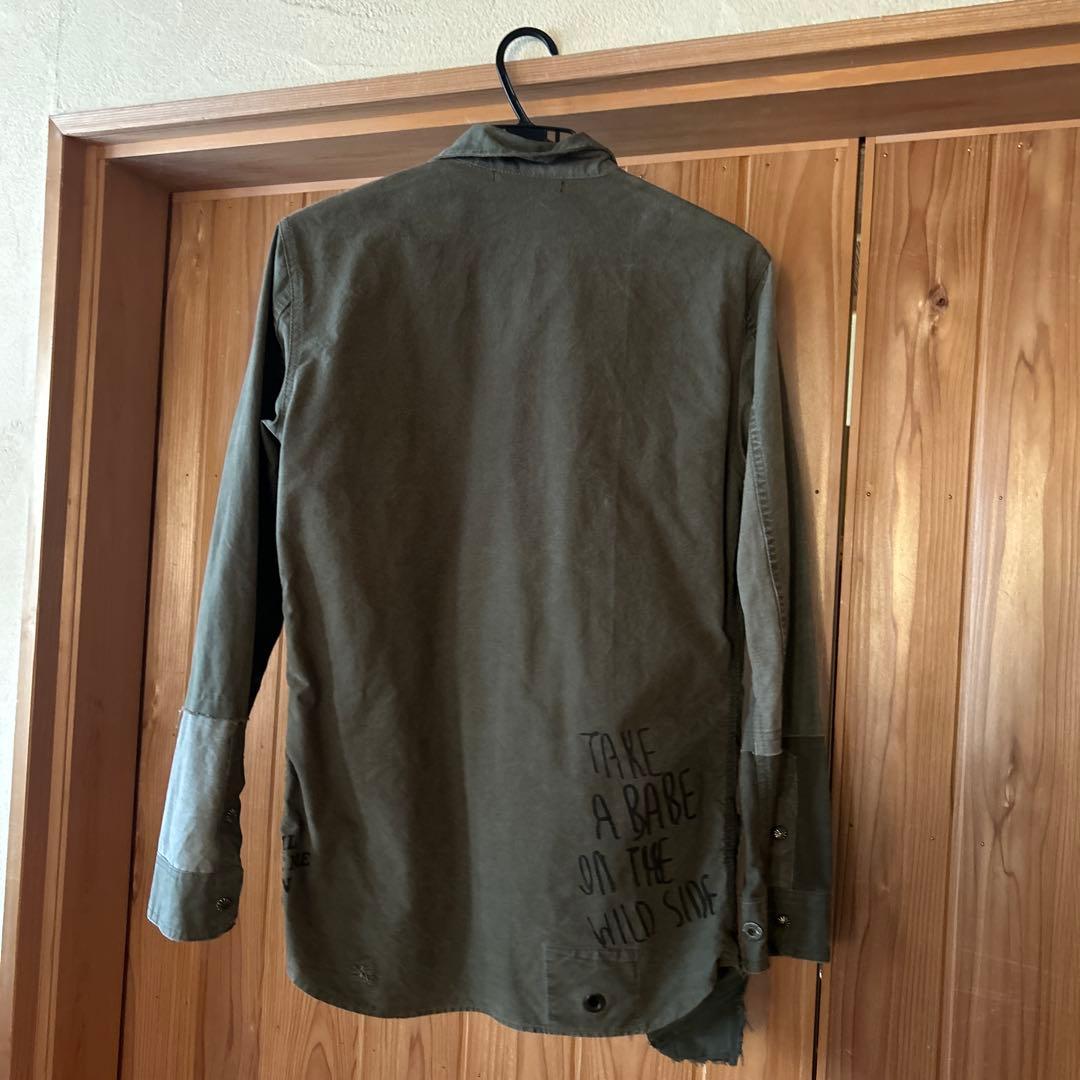 14th addiction ミリタリーシャツ