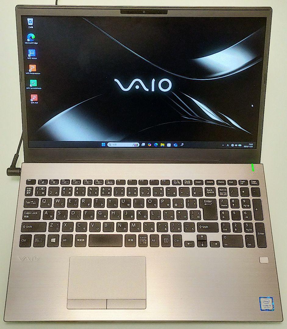 美品中古のVAIO Pro PH15.5インチ第8世代i5デスクノート