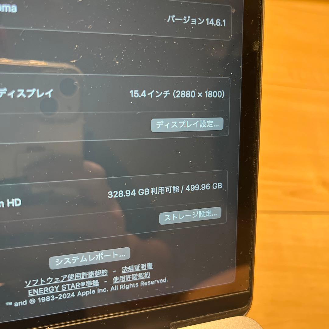 Mac Book Pro 15インチ　2019