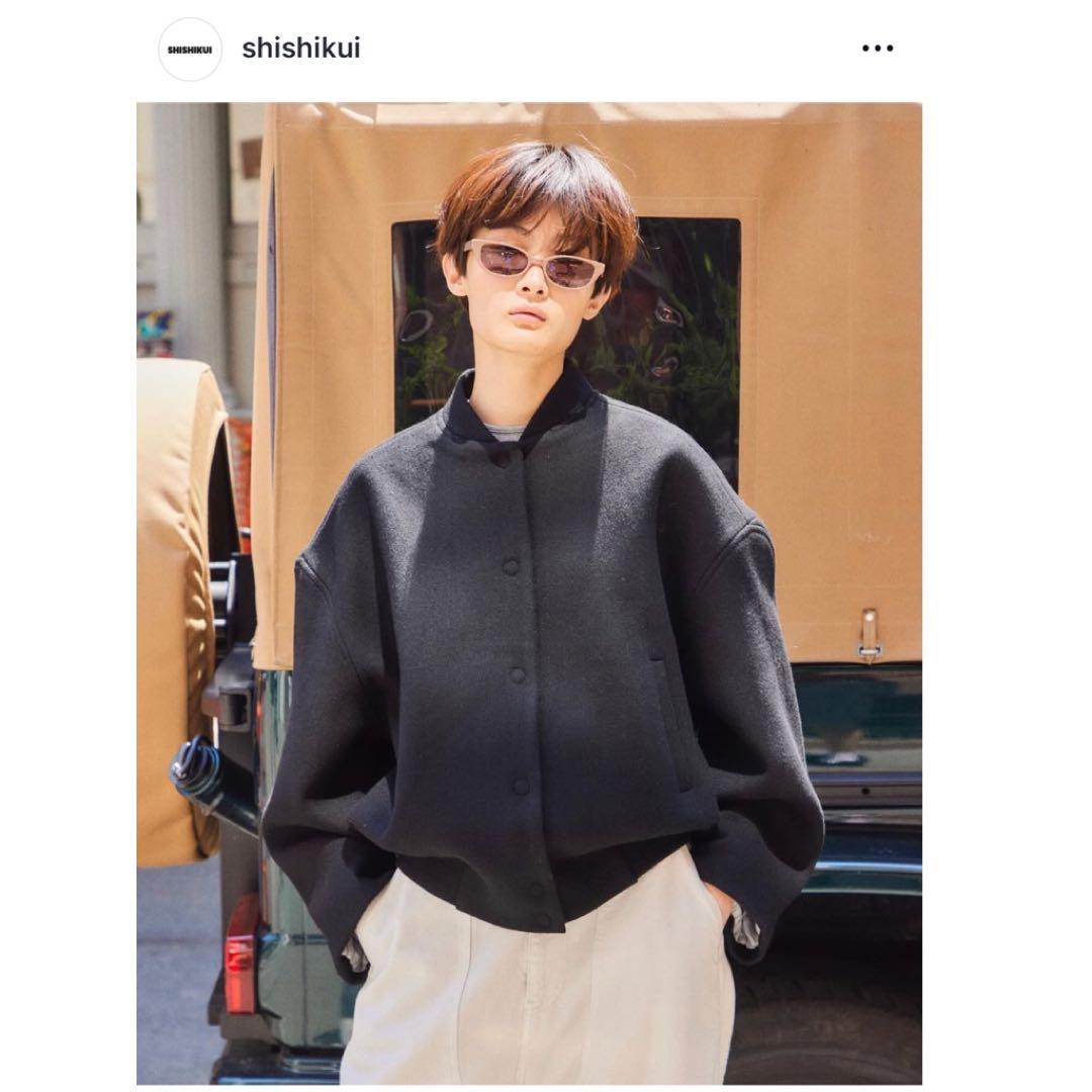 THE SHISHIKUI シシクイ　WOOL JAK ネイビー