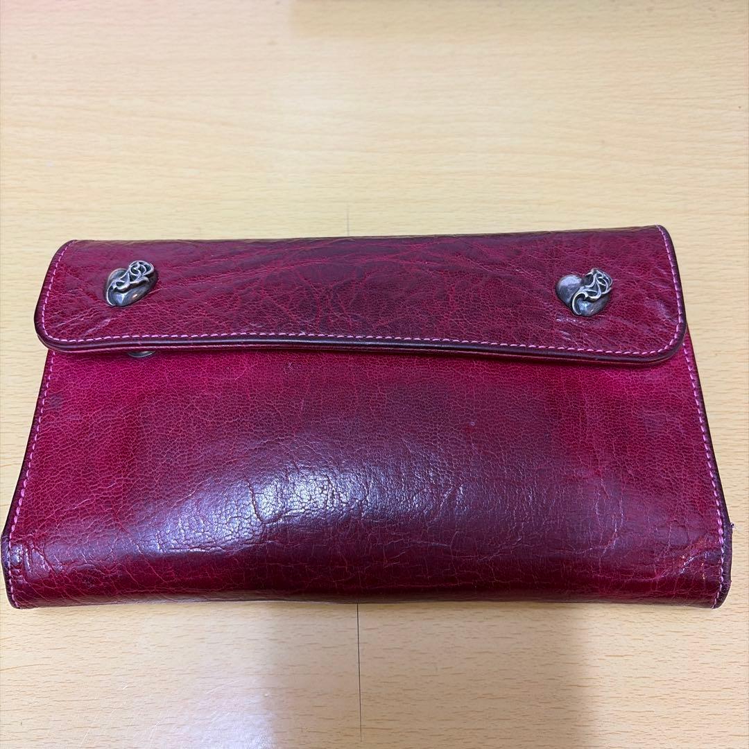 WO クロムハーツ　ウェーブウォレット　weve ハートチャーム