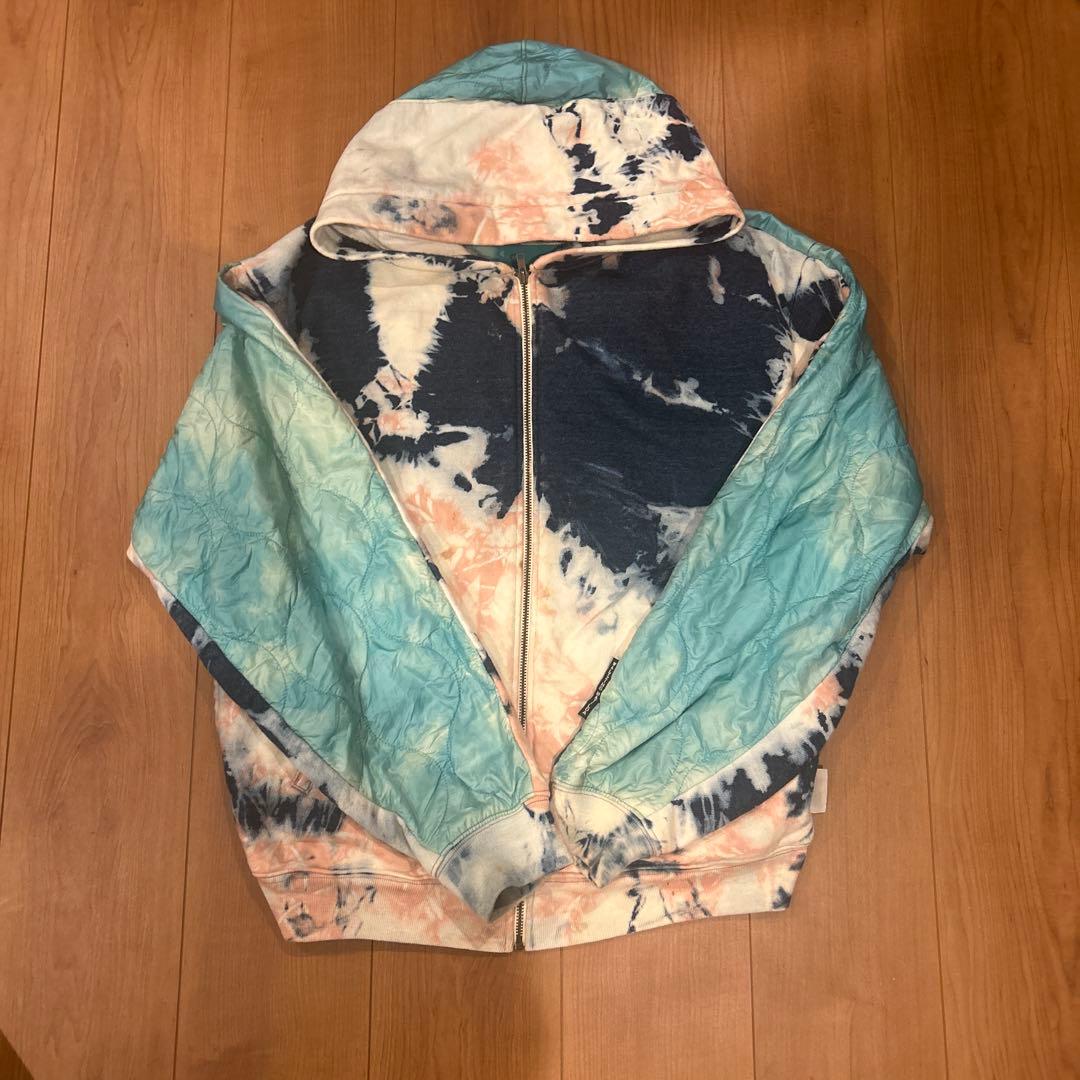 値下げ可　キャピタル KAPITAL タイダイ柄 ジップパーカー L