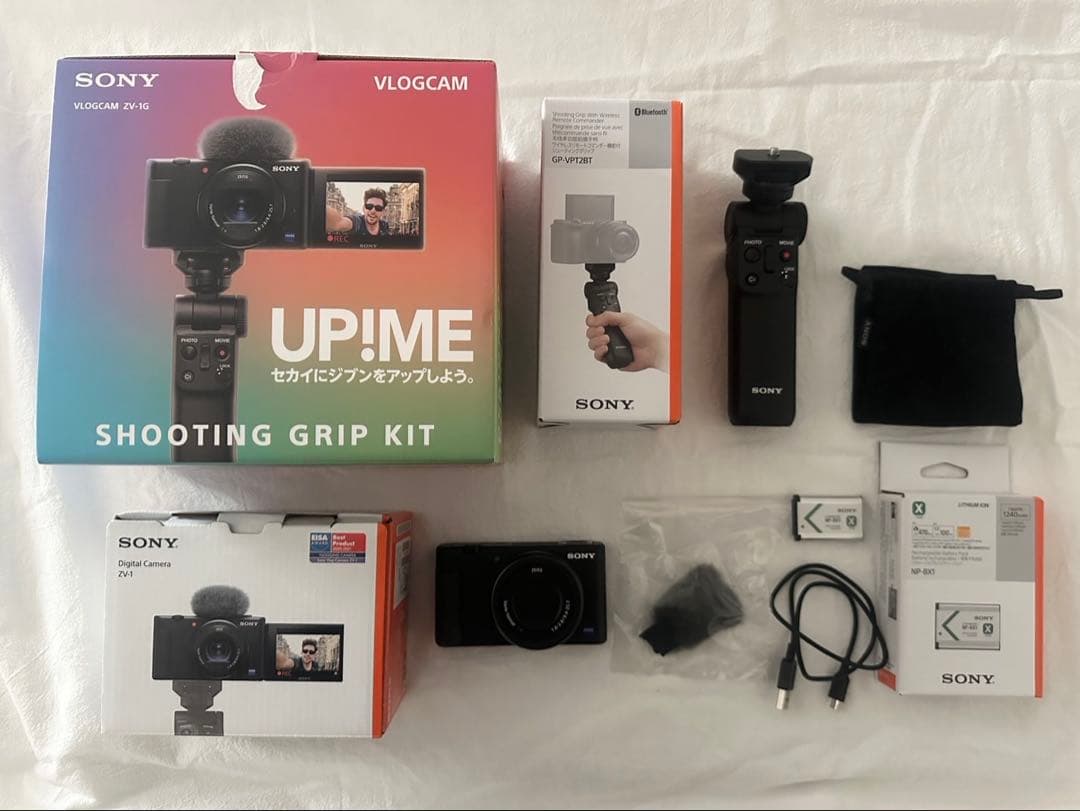 【SONY】 ZV-1G VLOGCAM Shooting Grip Kit