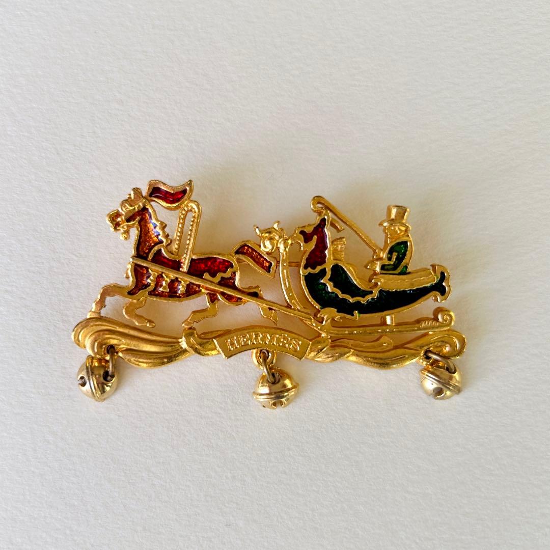 エルメス　クリスマス ブローチ
