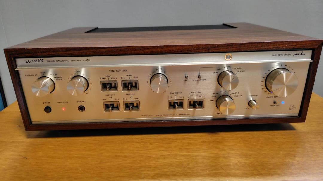 LUXMAN L-48X ステレオ プリメインアンプ ラックスマン