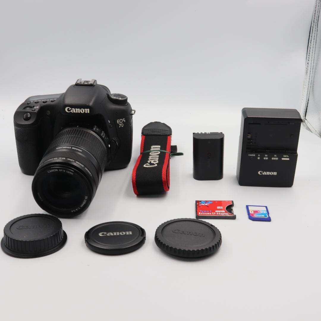 【スポーツ撮影セット】Canon EOS ７D　55-250mm 望遠レンズ