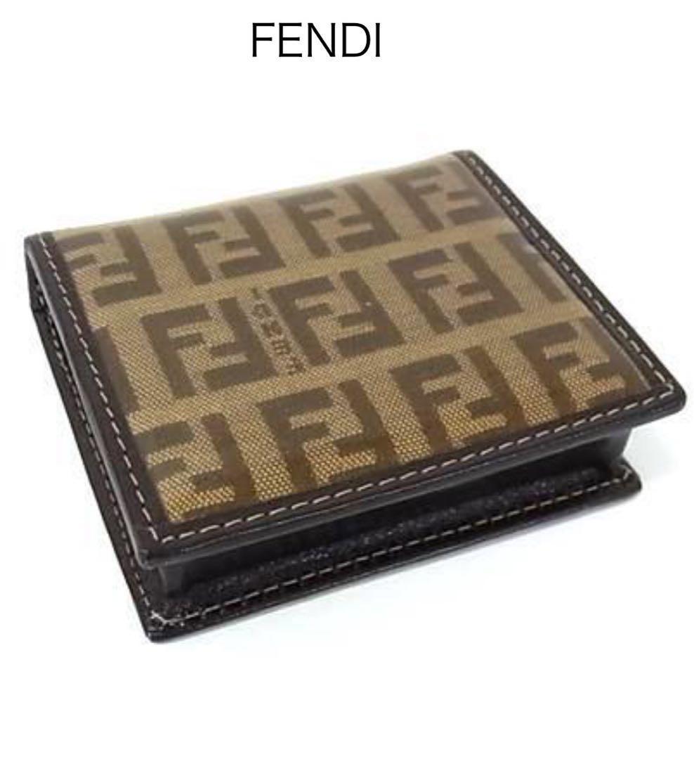 FENDI フェンディ ズッキーノ ズッカ柄 レザー ケース