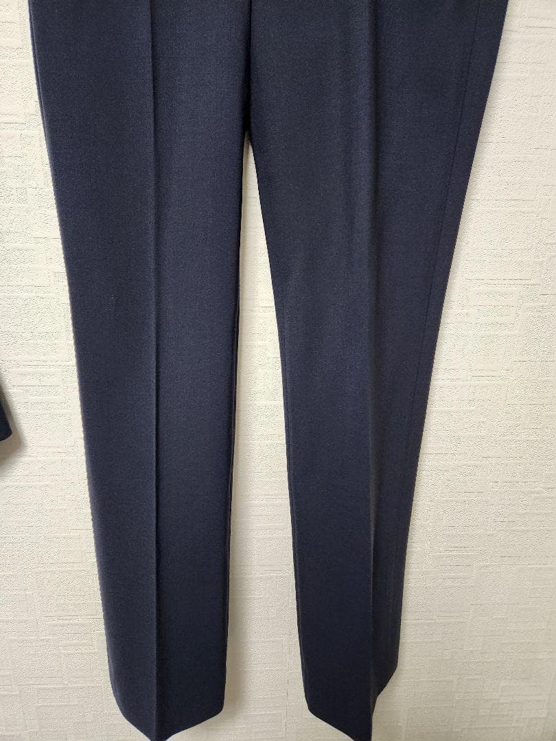 セオリー　レディース　パンツ　スーツ　セットアップ 　濃紺　ストレートパンツ