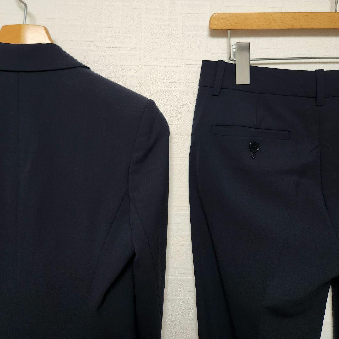 セオリー　レディース　パンツ　スーツ　セットアップ 　濃紺　ストレートパンツ
