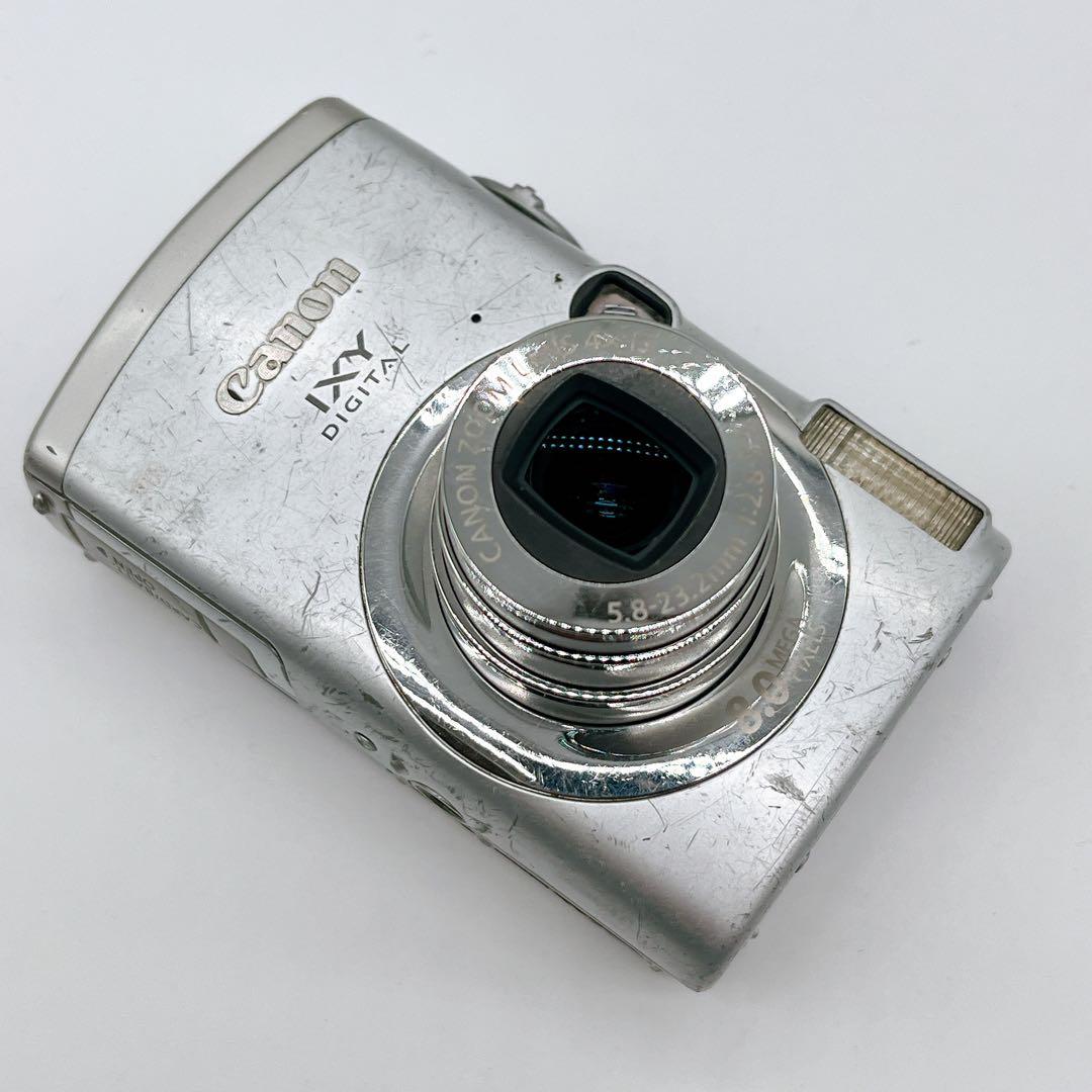 Canon IXY 810ISオールド コンデジ シルバー 充電器付き