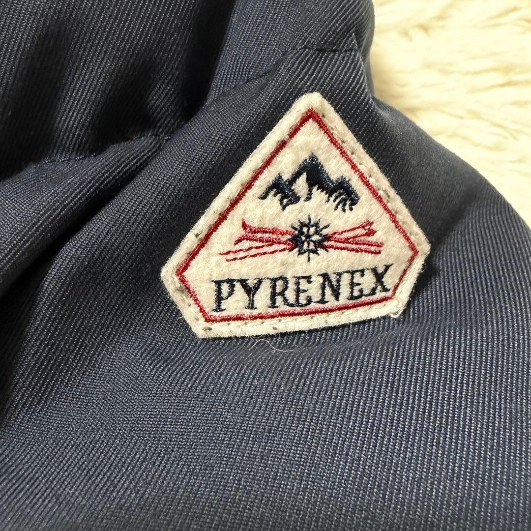 【美品】ピレネックス　GRENOBLE グルノーブル ダウン ネイビー　M 38