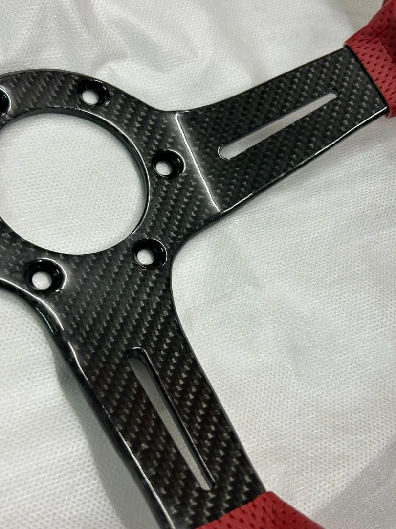 ステアリング レッド 35cm未使用 USDM JDM シビック ZN8 ZN6