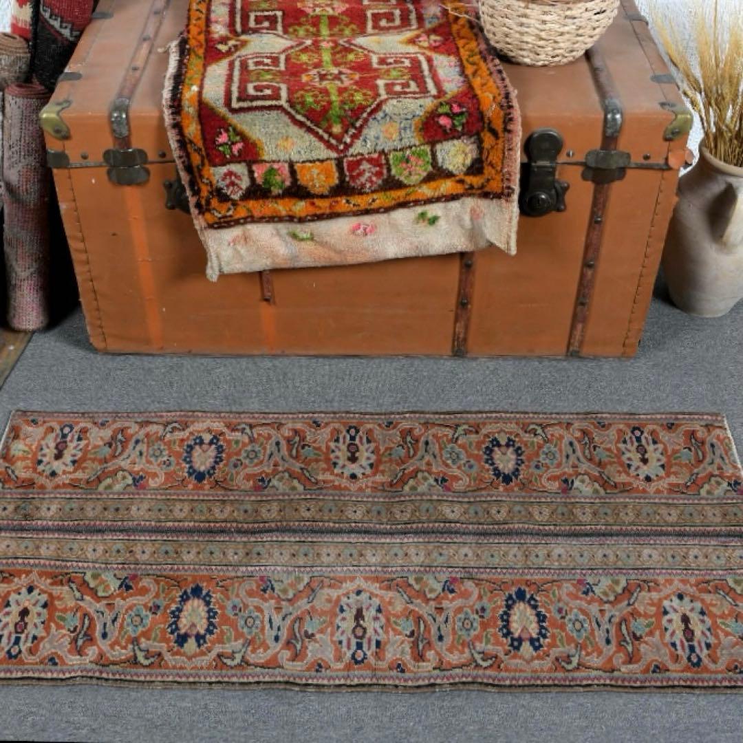 パッチワーク　ヴィンテージラグ　スモールラグ　トルコラグ