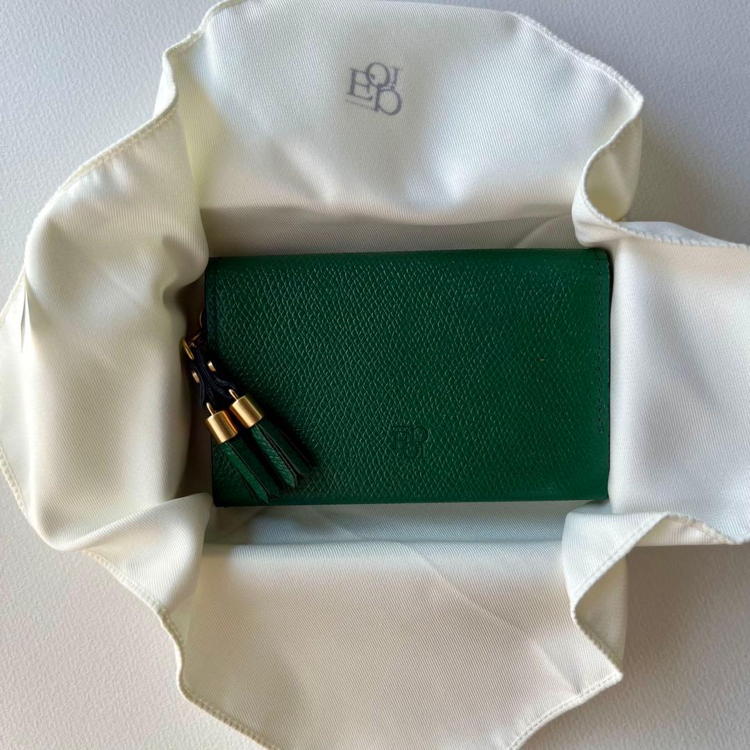 【Epoi】カードケース(カラー:くじゃく)箱あり, Made in Japan