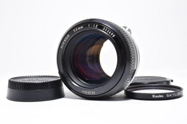 フィルムカメラ Nikon Nikkor Ai 55mm f/1.2 MF #465-2