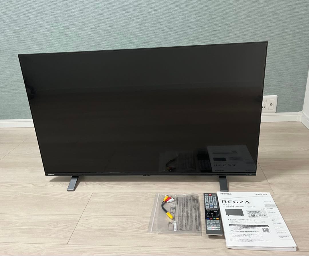 東芝 REGZA 4K 43V型 ネット動画対応 TV 43C350X 21年製