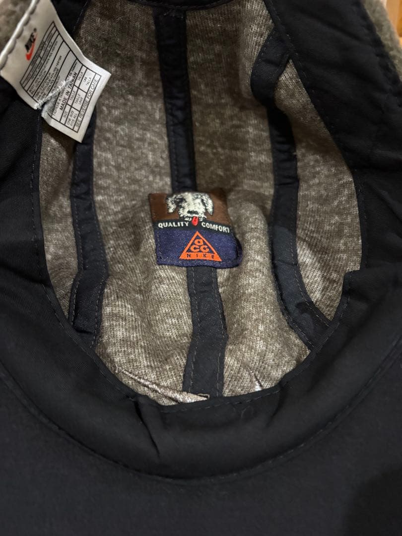90s NIKE acg キャップ 犬タグ フリースボア ヴィンテージ