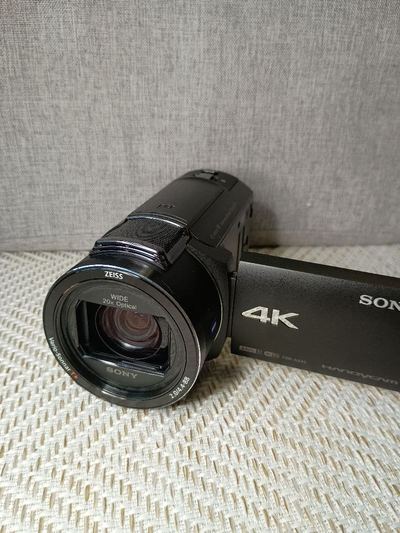 Sony FDR-AX45A 4Kビデオカメラ　美品　+予備バッテリー