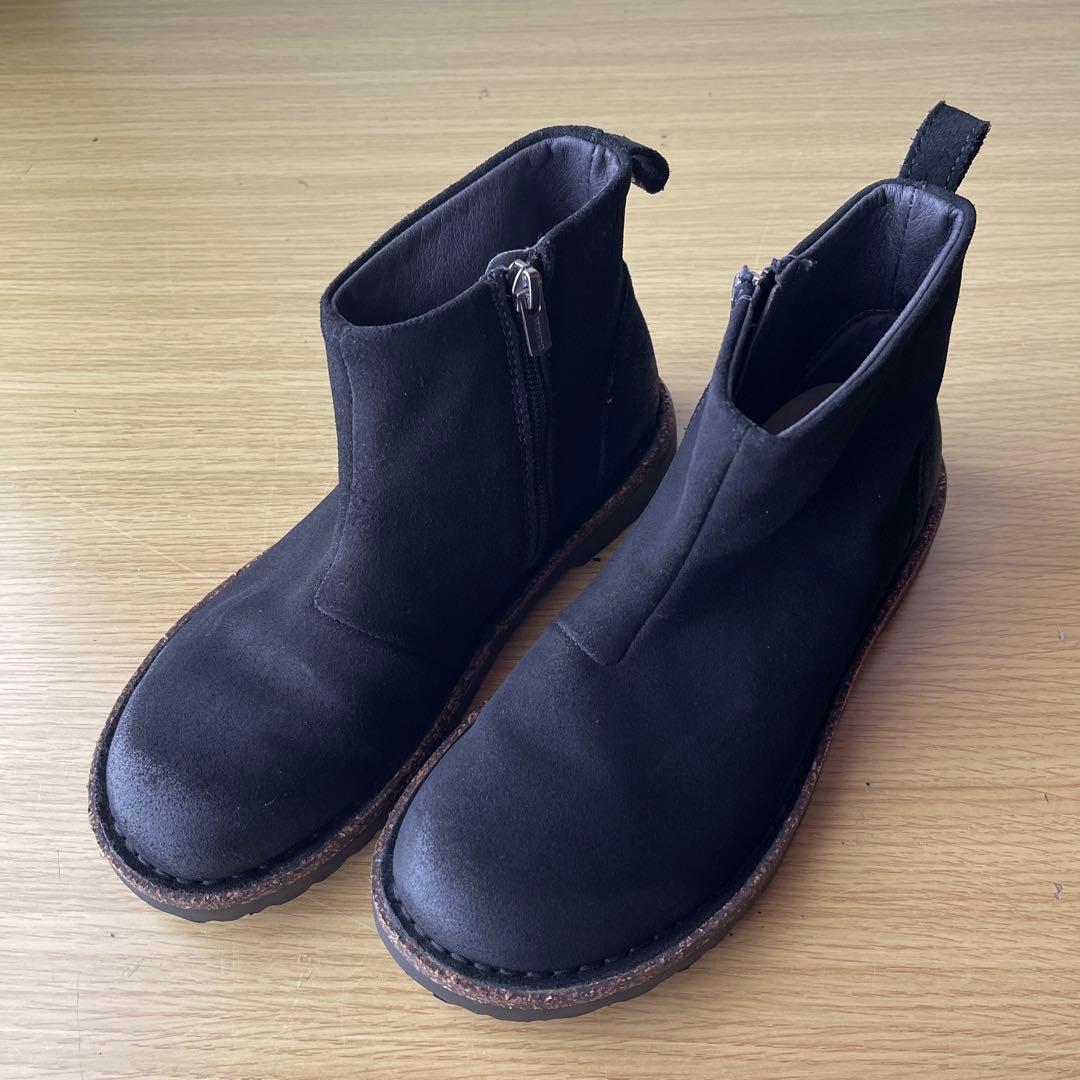 【BIRKENSTOCK 】MELROSE スエードレザー　ブラック 24cm