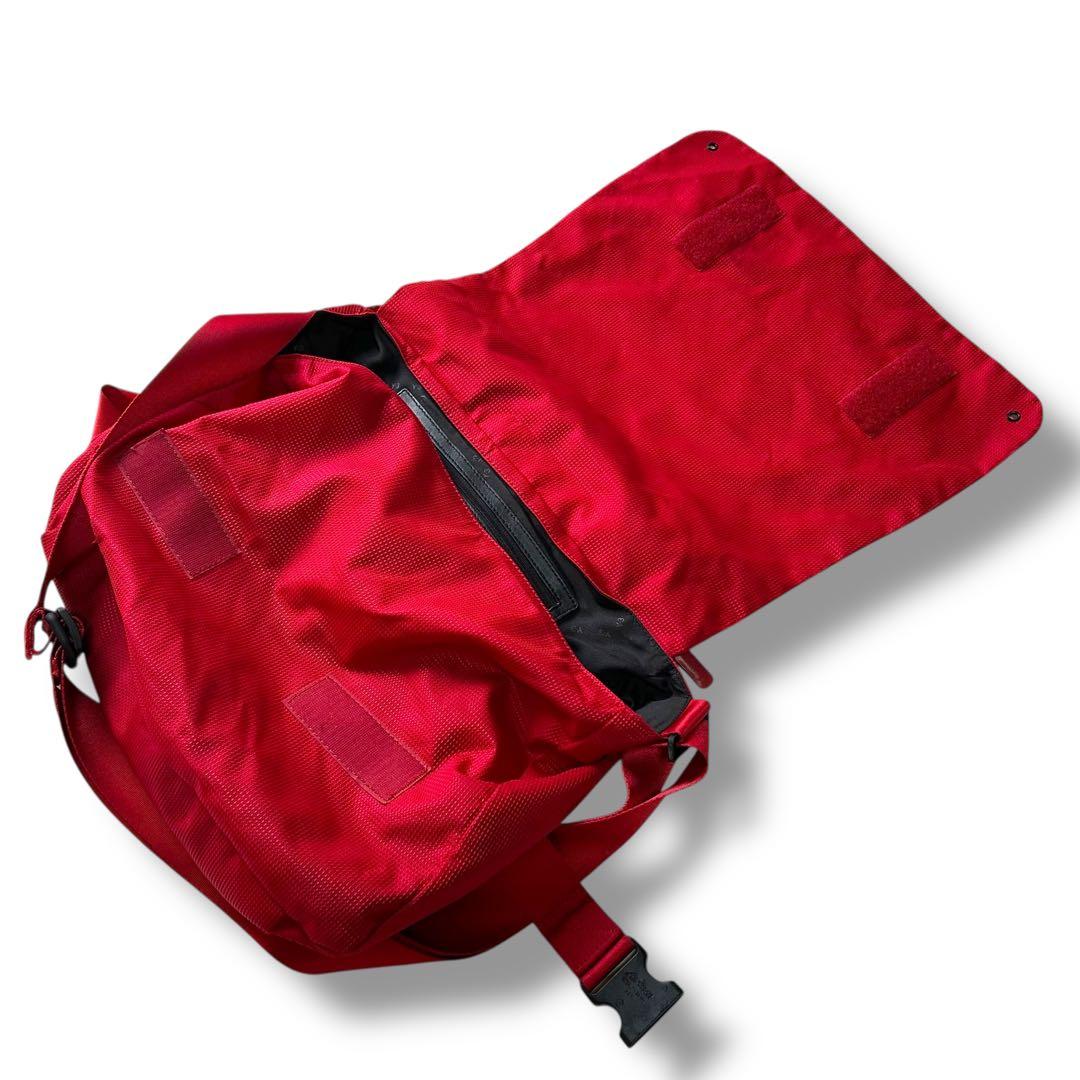 Y-3 ギミック メッセンジャーバッグ ショルダーバッグ レッド