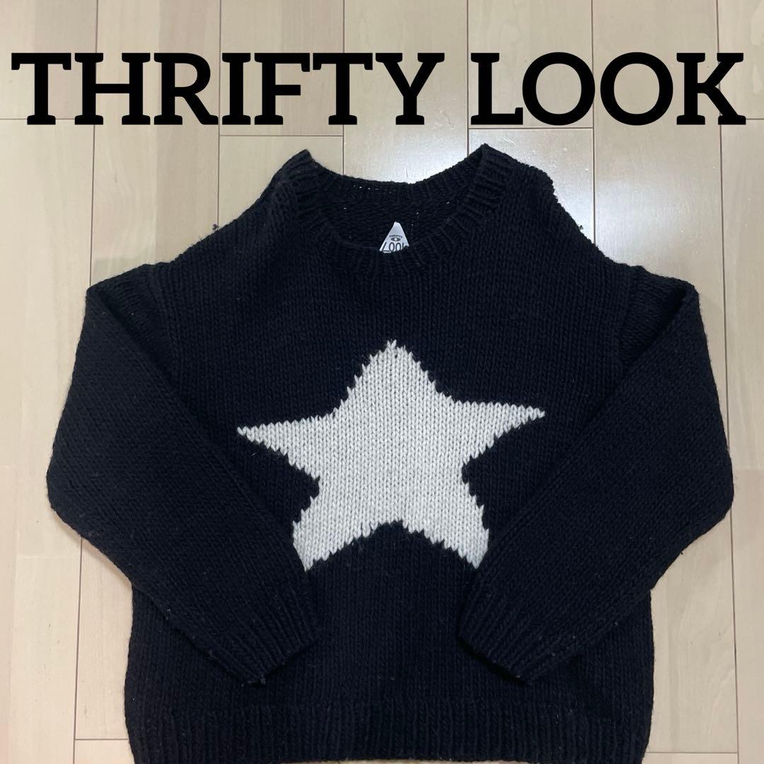 トップス THRIFTY LOOK Peru Hand STAR Knit