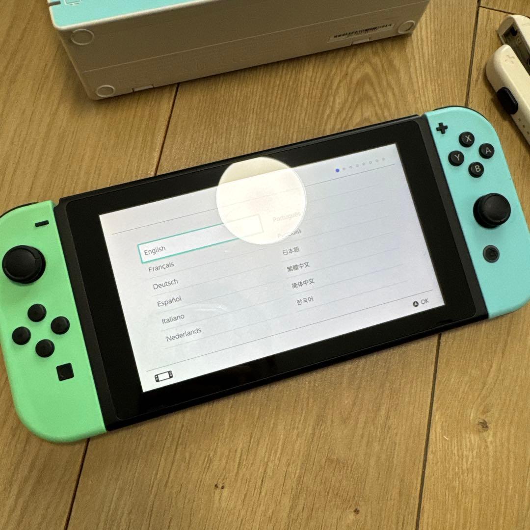 【美品】Nintendo Switch 本体 あつまれどうぶつの森セット