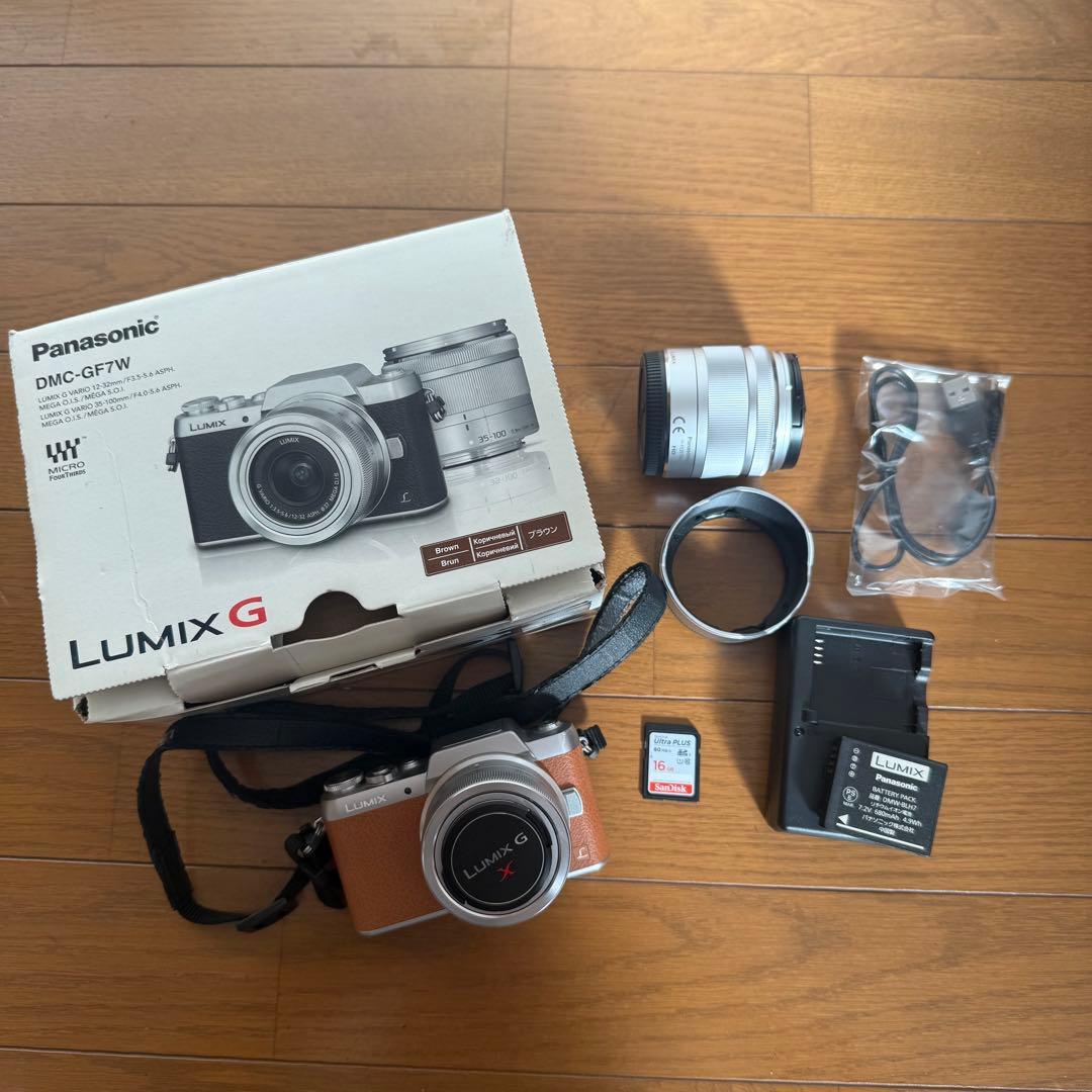 PanasonicLUMIX DMC-GF7Wブラウン
