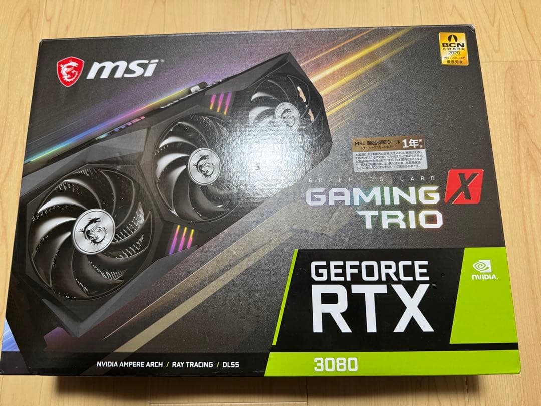 グラフィックボード・グラボ・ビデオカード MSI GeForce RTX3080 GAMING X TRIO 10G