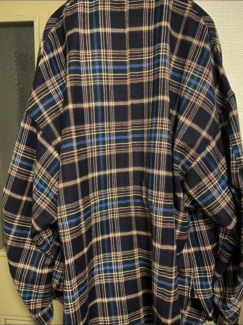 FUMITO GANRYU M-51 チェック シャツジャケット