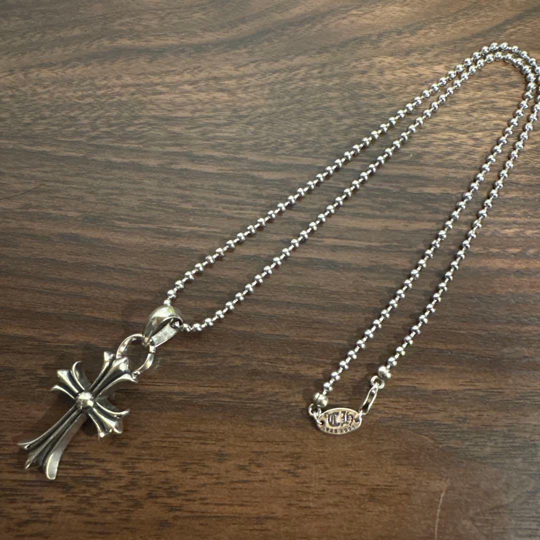 【早い者勝ち❗️】シルバー925製クロスネックレス