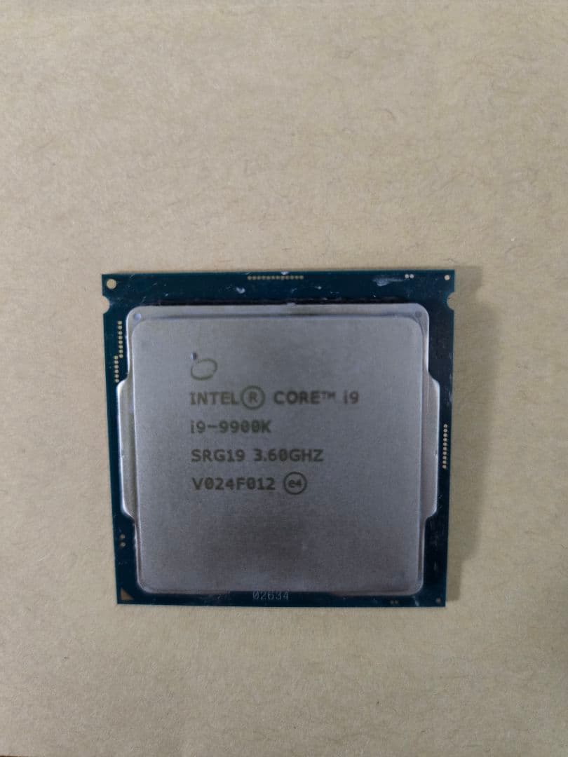 CPU core i9 9900K