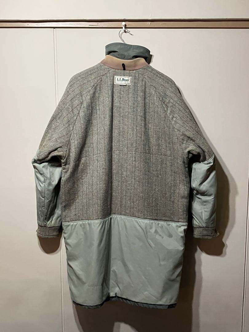 80s L.L.Bean ストームコート USA製　グレー カーキ
