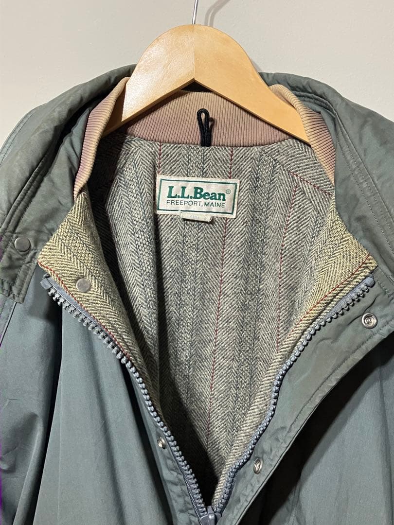 80s L.L.Bean ストームコート USA製　グレー カーキ